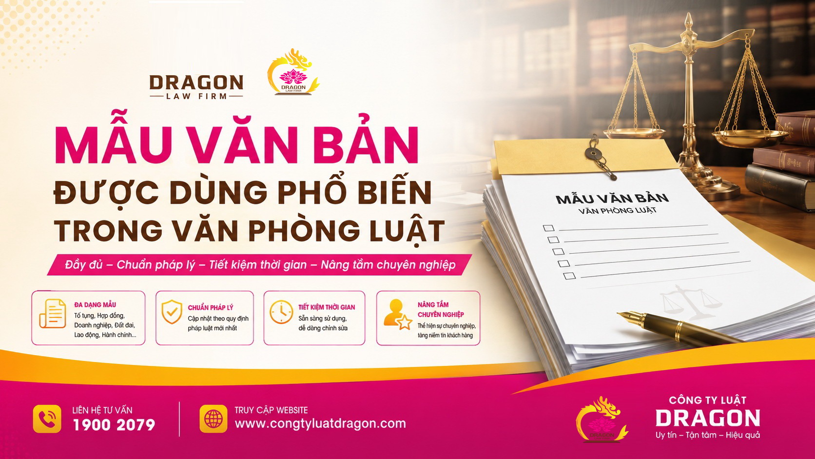 Các mẫu văn bản được sử dụng trong văn phòng luật sư
